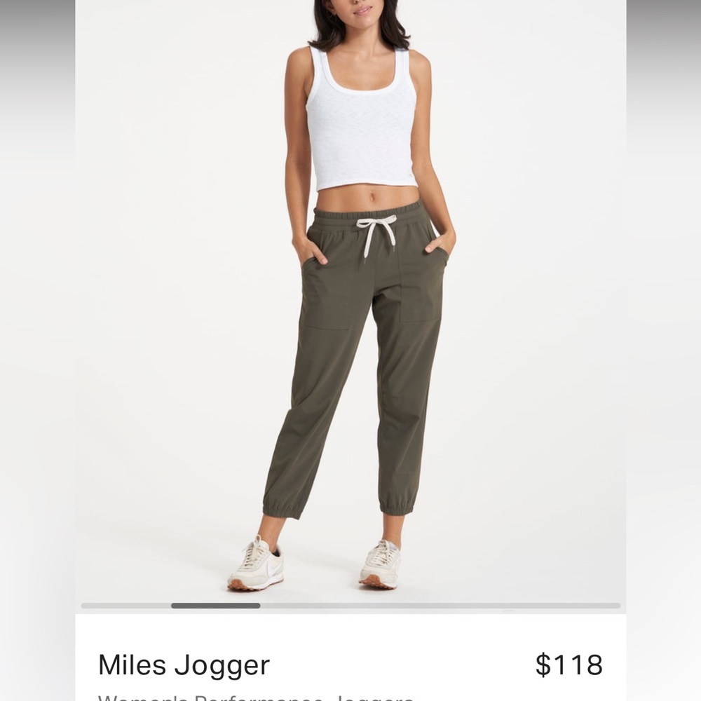 Vuori women’s jogger xs